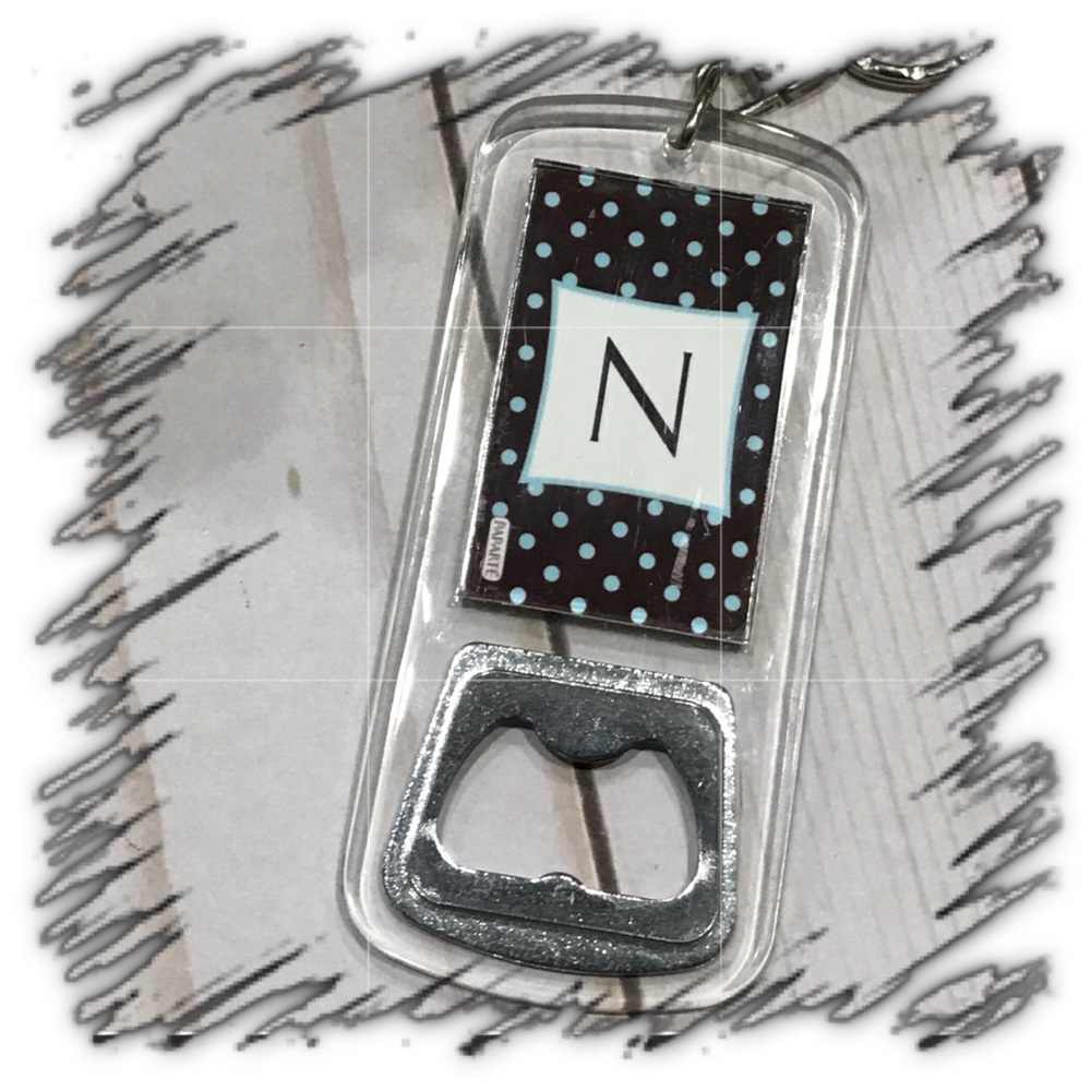 ✔️New Initial “N” Key Chain and Bottle Opener